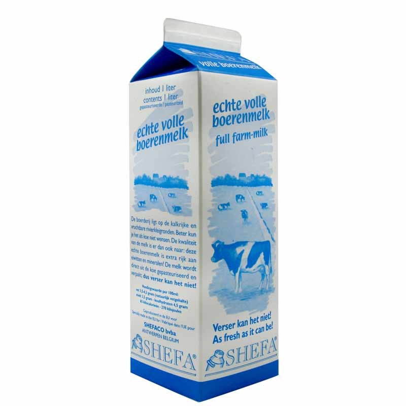 Ambicioso Alaska Disfraces Fresh Full Fat Milk - 6 x 1 Liter